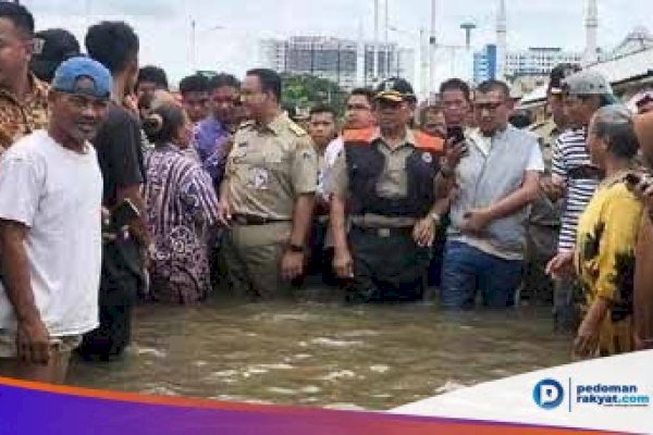 Warga Teriaki Anies Saat Tinjau Banjir Jakarta