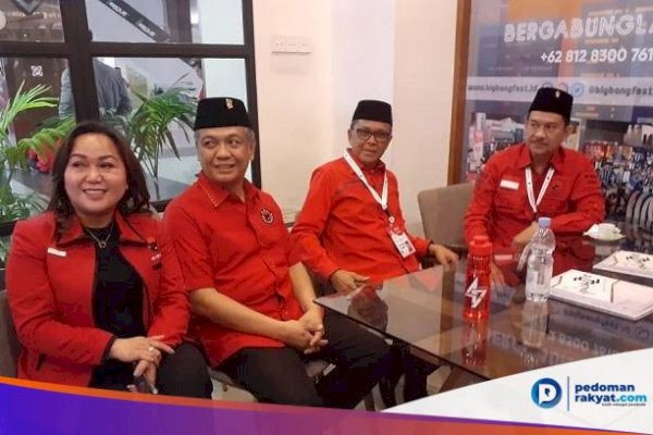 Gubernur Nurdin Pakai Baju Merah ke Rakernas PDIP, Apakah Sinyal Jadi Kader?