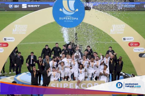 Bermain 10 Orang, Madrid Juara Piala Super Spanyol