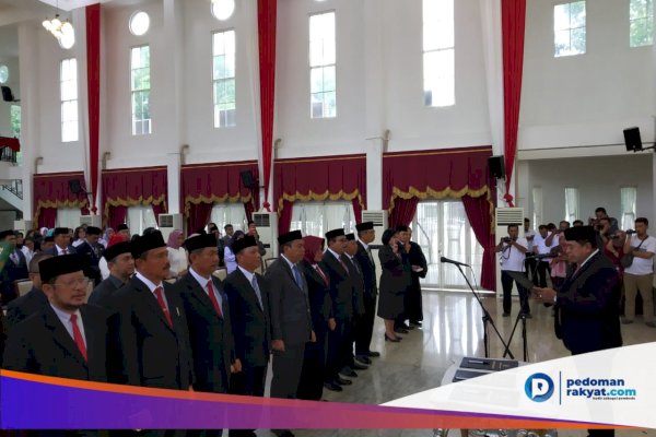 Gubernur Nurdin Mutasi Pejabat Pemprov Sulsel, None Diparkir dan Devo Turun Eselon