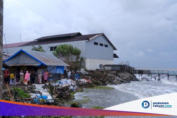 Abrasi Hantam Pemukiman Warga di Galesong, Gubernur Sulsel Minta   Masyarakat Tak Risau