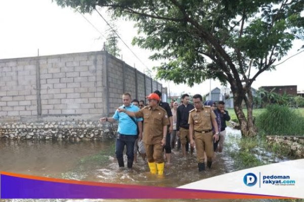 Pj Walikota Makassar, Iqbal Pantau Banjir di Toa Daeng