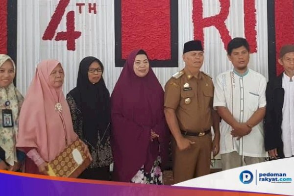 Bupati Enrekang, Muslimin Bando Beri Bantuan  Panti Asuhan