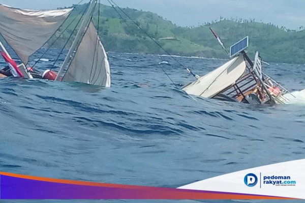 Kapal Pinisi Ditumpangi Wartawan Istana Terbalik, Sempat Jokowi Naik