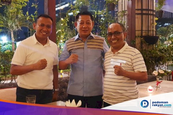 Ketua Gelora Sulsel Syamsari Temui Rusdi Masse, Hadir Bakal Calon Wali Kota Ini