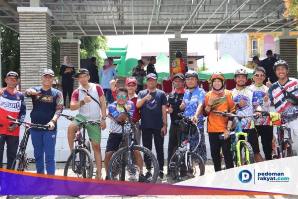 Rangkaian Hari Jadi ke 60, Barru Gelar Bicycle Tour 2020