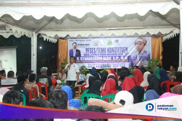 Legislator Syaharuddin Alrif Seraf Aspirasi di Desa Mario, Ini yang Diinginkan Warga