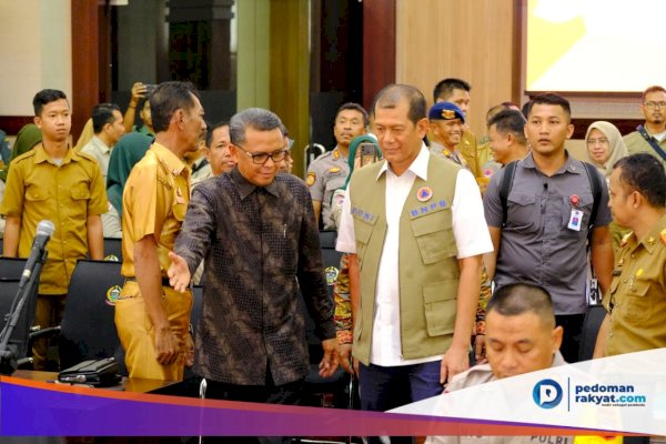 Pertama Kali Pemprov Sulsel, Forkompinda dan BNPB RI Lakukan Penataran Bencana