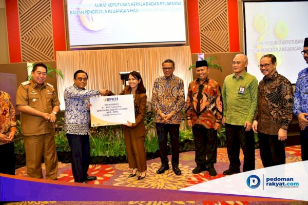 Sah! Bank Sulselbar Jadi Bank Penerima Setoran Uang Haji