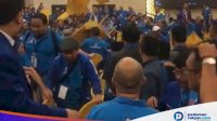 Detik-detik Para Peserta Kongres PAN Saling Lempar Kursi