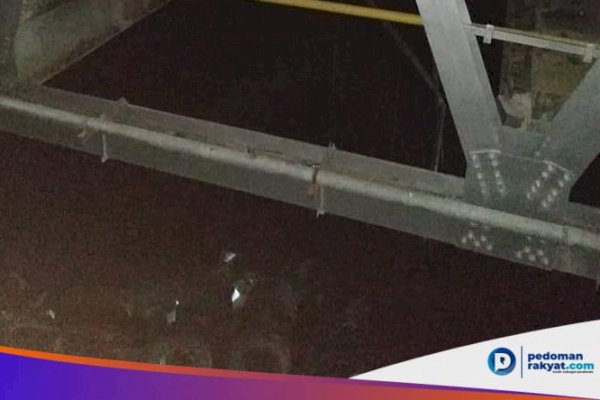 Jembatan di Barru sebagai Akses Utama Jalur Trans Sulawesi Ambruk