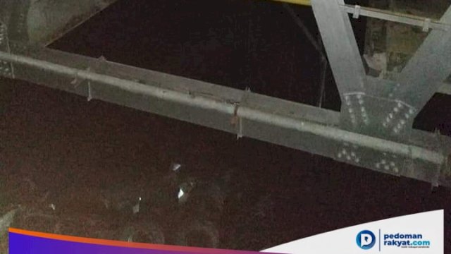 Jembatan di Barru sebagai Akses Utama Jalur Trans Sulawesi Ambruk