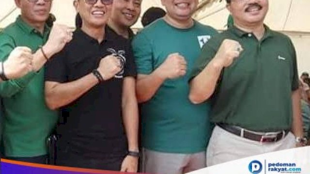 Askar HL dan Arum Spink saat menerima rekomendasi dari PPP untuk maju di Pilkada Bulukumba 2020. (Ist)