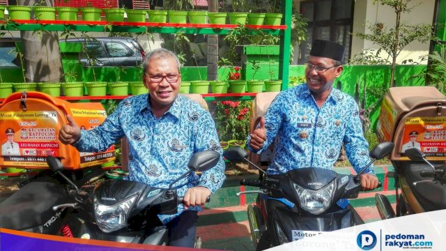 Mantan Wali Kota Makassar Moh Ramdhan Pomanto dengan Hamri Haiya. (int)