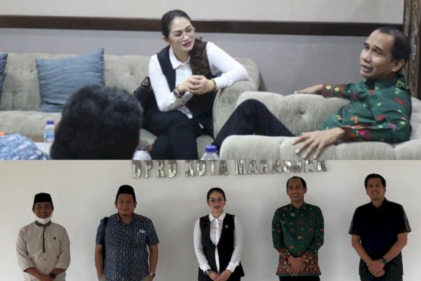 Penuh Keakraban, Pertemuan Legislator Golkar Sulsel Debbie Rusdin dengan Pimpinan DPRD Makassar