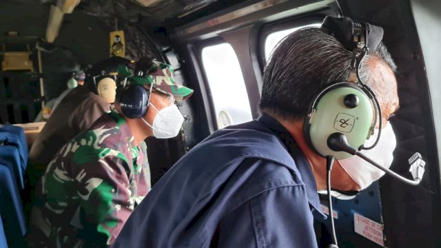 Gubernur Nurdin Ajak Menteri PUPR Pantau Lewat Udara Lokasi Banjir Mamasa