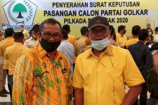 DPP Golkar Beri Rekomendasi ke Kaswadi-Luthfi untuk Pilkada Soppeng