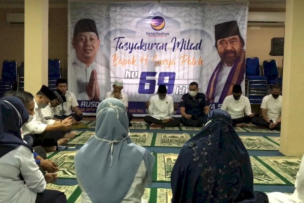 Gelar Tasyakuran, Cara NasDem Sulsel Peringati HUT Surya Paloh Ke 69