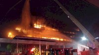 Kebakaran di Gedung Kejaksaan Agung Sulit Dipadamkan