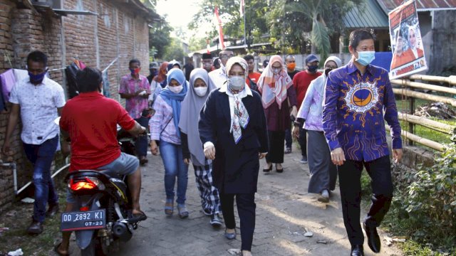 Hari Kemerdekaan, Fatmawati Rusdi Susuri Lorong-lorong di Makassar