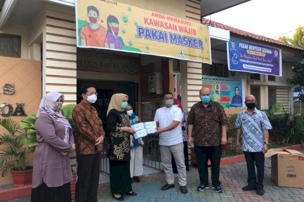 Perbanas Sulsel Beri 5.000 Masker untuk Puskesmas di Makassar