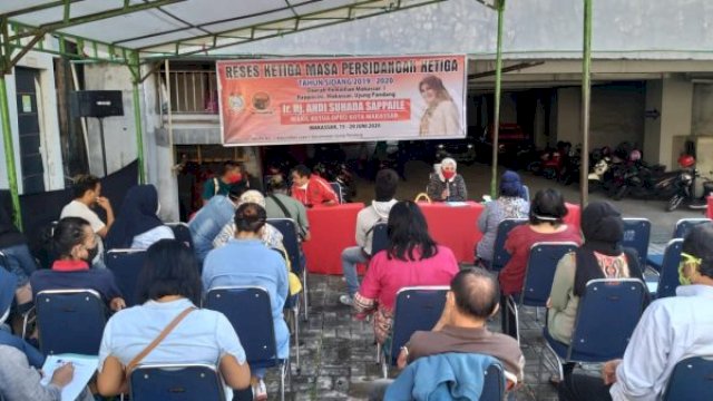 Wakil Ketua DPRD Makassar, Andi Suhada Sappaile Reses di Tengah Pendemi Terapkan Protokol Kesehatan