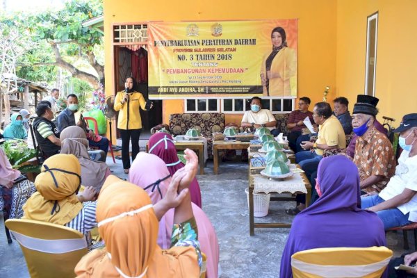 Legislator Golkar Sulsel Ayu Bicara Kesiapan Generasi Pemuda di Bulukumba