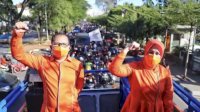 Patuh Protokol Kesehatan, Danny-Fatma Tetap Dapat Animo Tinggi Saat Daftar di KPU