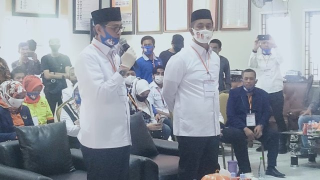 “Jawaban Keinginan Warga Menginginkan Kami Maju” Harmil-Ilham Usai Ditetapkan KPU Maros