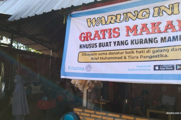 KITABISA-YAPTAU, Siapkan Makan Siang Gratis Untuk Warga Makassar Ditengah Pandemi