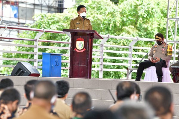 Canangkan Gerakan Penanganan Covid-19, Rudy Target Akhir Juli Kurva Menurun