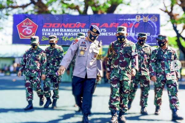 Donor Darah, Cara Kodam XIV Hasanuddin Peringati HUT ke-75 TNI