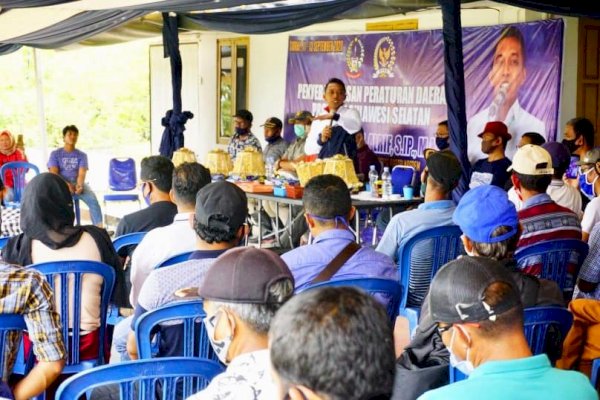 Di Kegiatan Sosper Syahar, Gabungan Petani Sulsel Belajar Budidaya Porang