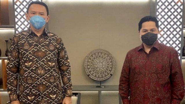 Bertemu Erick Thohir, Ahok: Kritik dan Saran Saya Diterima, Tapi Diminta Jaga Ini