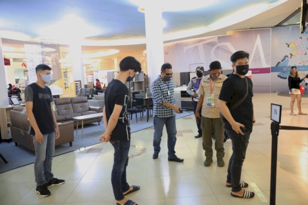 Inspektur Covid-Makassar Sidak Mall dan Pusat Keramaian