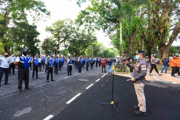 Disinfektan Massal Resmi Dimulai, Pemkot Makassar Libatkan  Tiga Ribu Personil