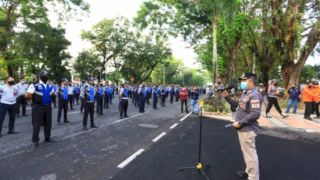 Disinfektan Massal Resmi Dimulai, Pemkot Makassar Libatkan  Tiga Ribu Personil