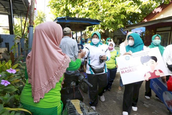 Aksi Total Ketua TP PKK Kota Makassar Jalankan Perintah Presiden RI