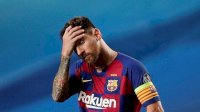 Disikut Bek Getafe, Lionel Messi Harus Terkapar sampai Guling-gulingan