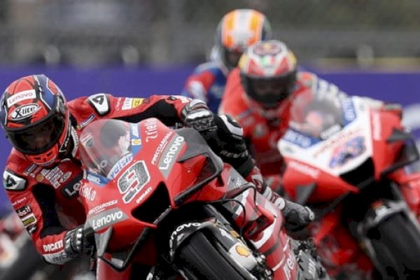 Hasil MotoGP Prancis 2020, Petrucci Kalahkan Marquez