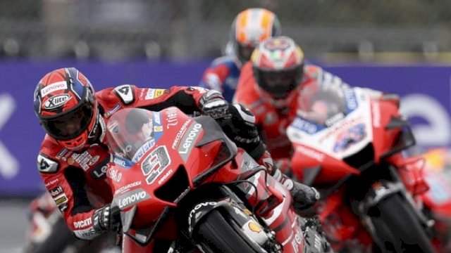 Hasil MotoGP Prancis 2020, Petrucci Kalahkan Marquez