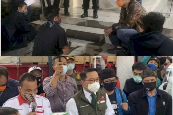 Gubernur yang Temui Massa Aksi Tolak Omnibus Law, Dari Ganjar hingga Ridwan Kamil
