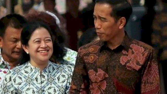 Ketua DPR RI Puan Maharani dan Presiden RI Joko Widodo