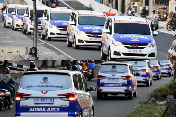 Alhamdulillah, 20 Ambulance Gratis Partai NasDem Kini Siap Beroperasi di Makassar