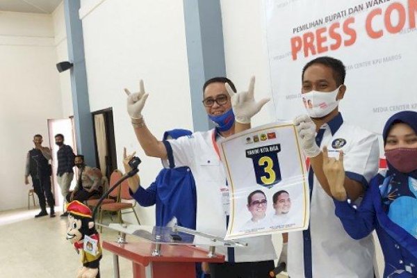 Jejak Pendapat Pilkada Maros 2020, Harmil-Ilham Ungguli Dua Rivalnya