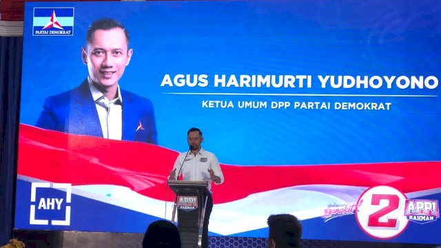 Ketua Umum Partai Demokrat Agus Harimurti Yudhoyono berkunjung ke Makassar