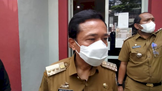 Pj walikota Makassar Rudy Djamaluddin