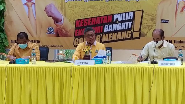 Ketua DPD I Golkar Sulsel Taufan Pawe umumkan struktur baru kepengurusannya