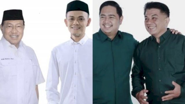 Paslon Pilkada Barru, Malkan Amin-Rum dan Mudassir Hasri Gani-Aksah