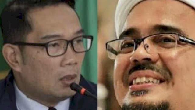 Ridwan Kamil dan Habib Rizieq